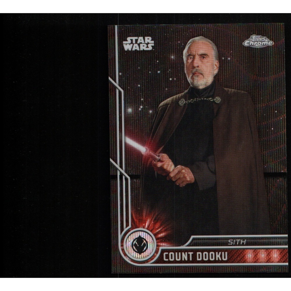 2023 TOPPS CHROME STAR WARS COUNT DOOKU CARD #44